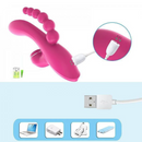 Vibrador TUDÃO – Sucção de Clitóris, Massageador de Ponto G e Plug Anal