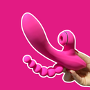 Vibrador TUDÃO – Sucção de Clitóris, Massageador de Ponto G e Plug Anal