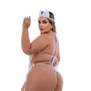 Fantasia Body Coelhinha Safada - PLUS