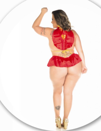 Fantasia Super Girl Plus Size