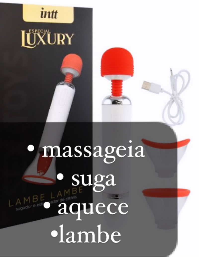 Vibrador Lambe-Lambe Luxury