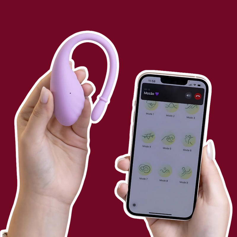 Vibrador de Casal Mozão - Via App