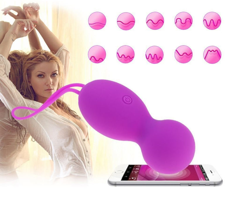 Vibrador Kegel Pompoar controlado por Aplicativo