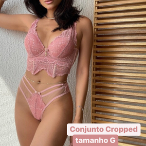 Conjunto Cropped Romance