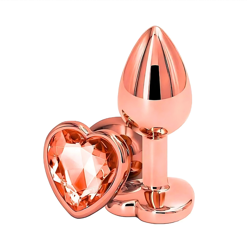Plug Anal Rosé de Coração