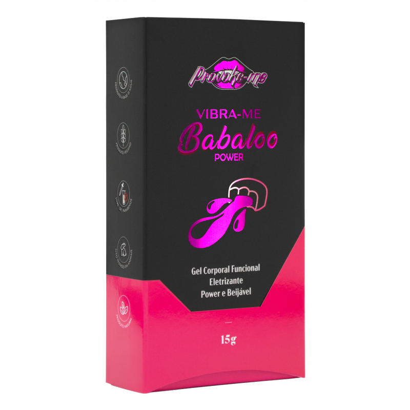 TREMIDÃO Gel Eletrizante Beijável Vibra-me Babaloo (vibrador líquido)